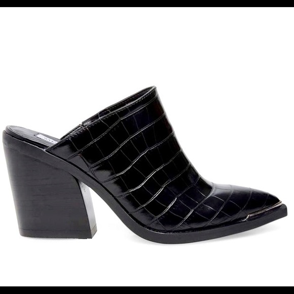 NIB-Steve Madden Crock-Embossed Mule - Picture 4 of 8